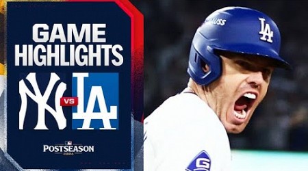 Yankees vs. Dodgers World Series Game 1 Highlights (10/25/24) | MLB Highlights