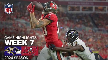 Baltimore Ravens vs. Tampa Bay Buccaneers Game Highlights | NFL 2024 Season Week 7