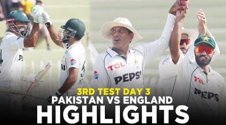 Full Highlights | Pakistan vs England | 3rd Test Day 3, 2024 | PCB | M3G1K