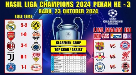 Hasil Liga Champions Tadi Malam ~ REAL MADRID vs DORTMUND ~ ARSENAL vs SHAKHTAR D ~ UCL 2024 Pekan 3