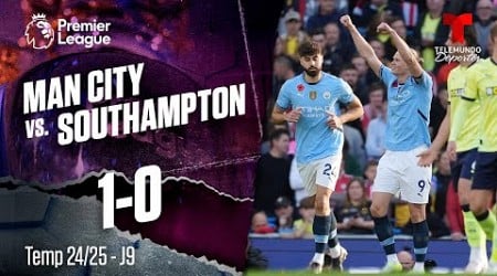 Highlights &amp; Goals: Man City vs. Southampton 1-0 | Premier League | Telemundo Deportes