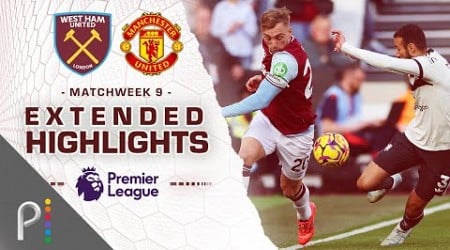 West Ham United v. Manchester United | PREMIER LEAGUE HIGHLIGHTS | 10/27/2024 | NBC Sports