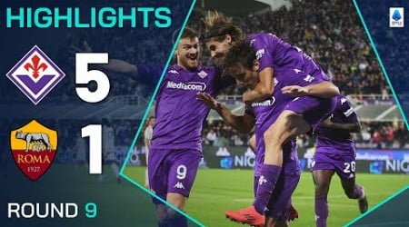 FIORENTINA-ROMA 5-1 | HIGHLIGHTS | Another big win for the Viola! | Serie A 2024/25