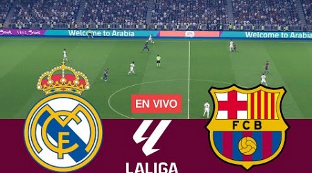 [EN VIVO] Real Madrid vs Barcelona La Liga Española 24/25 Partido Completo - Simulación Videojuegos