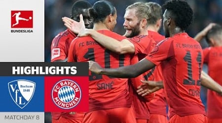 Bayern Cruise to Victory in Bochum | VfL Bochum 1848 - FC Bayern München 5-0 | Highlights | MD 8