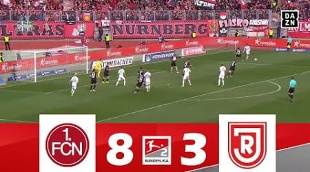 1. FC Nürnberg gegen Jahn Regensburg [8-3] | 2. Bundesliga 2024/25 | Spielen Höhepunkte!