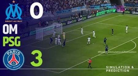 OM 0-3 PSG • Résumé • Ligue 1 24/25 | Simulation eFootball