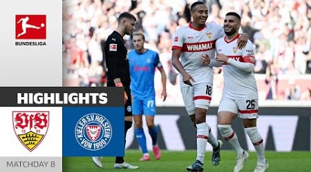 Undav &amp; Co. In Great Shape! | VfB Stuttgart - Holstein Kiel 2-1 | Highlights | MD 8 – Bundesliga