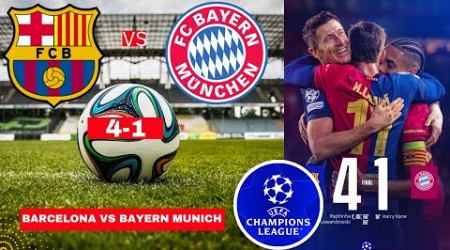 Barcelona vs Bayern Munich 4-1 Live Stream Champions League UCL Football Match Score Highlights Vivo