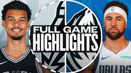 SPURS at MAVERICKS | FULL GAME HIGHLIGHTS | October 24, 2024