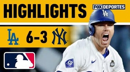 DODGERS GANAN CON GRAND SLAM | Yankees 3-6 Dodgers | HIGHLIGHTS | Serie Mundial 2024 | Juego 1