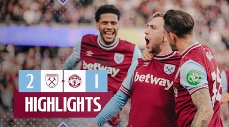 West Ham 2-1 Manchester United | Late Penalty Secures The Three Points! | Premier League Highlights