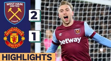 Manchester United vs West Ham 1-2 | Gaols Extended Highlights | Premier League 2024/25