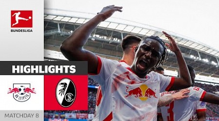 Leipzig Decide Top-Match! | RB Leipzig - SC Freiburg 3-1 | Highlights | Matchday 8 – Bundesliga