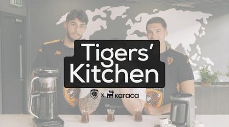 Fin Burns &amp; Xavier Simons make Turkish Tea &amp; Coffee! Tigers Kitchen x Karaca