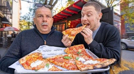 Pizzabäcker aus Napoli isst zum ersten mal New York Pizza...