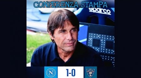 Antonio Conte Conferenza Stampa post Napoli-Lecce (1-0) &quot;la squadra ha dimostrato grande maturità&quot;