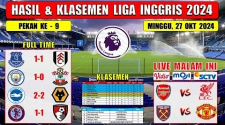 Hasil Liga Inggris Tadi Malam ~ EVERTON vs FULHAM ~ MAN CITY vs SOUTHAMPTON ~ EPL 2024 Pekan Ke 9