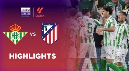 Real Betis 1-0 Atletico Madrid | LaLiga 24/25 Match Highlights