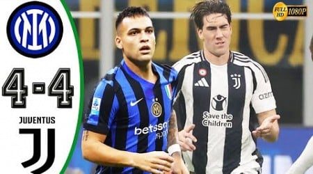 Inter Milan vs Juventus 4-4 Highlights &amp; All Goals 2024 HD