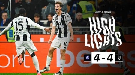 HIGHLIGHTS SERIE A | Inter 4-4 Juventus | Two Goals by Yildiz | A Rollercoaster Match