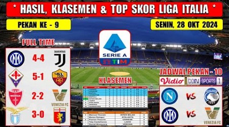 Hasil Liga Italia Tadi Malam ~ INTER MILAN vs JUVENTUS ~ VENEZIA vs MONZA ~ Liga Italia 2024 Pekan 9