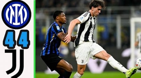 Inter Milan vs Juventus 4-4 || All Goals &amp; Highlights || Serie A 24/25