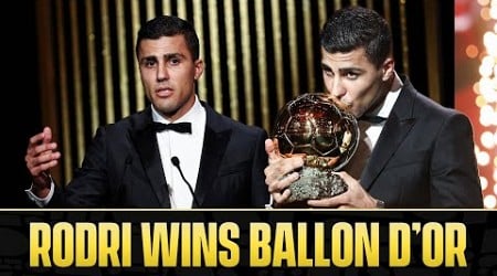 Rodri becomes first Man City player to win the Ballon d&#39;Or 