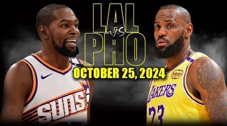 Los Angeles Lakers vs. Phoenix Suns Full Game Highlights - October 25, 2024 | 2024-25 NBA Season