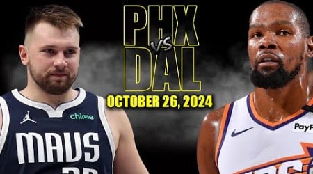 Dallas Mavericks vs Phoenix Suns Full Game Highlights - October 26, 2024 | 2024-25 NBA Season