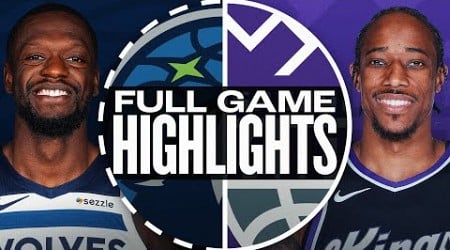 TIMBERWOLVES at KINGS | FULL GAME HIGHLIGHTS | October 24, 2024