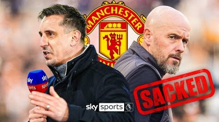 Gary Neville reacts to Erik ten Hag sacking | &quot;The fact they&#39;re 14th is unacceptable.&quot;