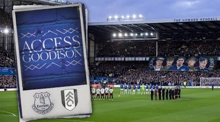 Beto&#39;s injury-time emotion + Remembrance tribute at Goodison | ACCESS GOODISON: Everton v Fulham