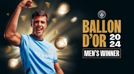 RODRI! Ballon d&#39;Or 2024 Men&#39;s Winner!