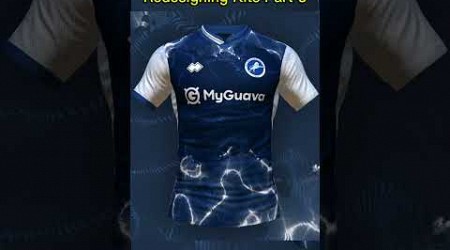 Redesigning Football Kits Part 3... Millwall #football #millwall #fc25 #ronaldo #guava #kitmakers