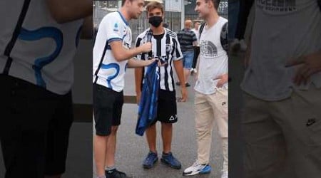 INTERISTA ESULTA CON LA MAGLIA DELLA JUVE 