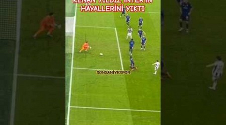 Kenan Yıldız Juventus formasıyla İnter&#39;e harika 2 gol atarak maçın 4-4 bitmesini sağladı.