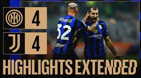 LE IMMAGINI DEL DERBY D&#39;ITALIA ⚔️ | INTER 4-4 JUVENTUS | EXTENDED HIGHLIGHTS 