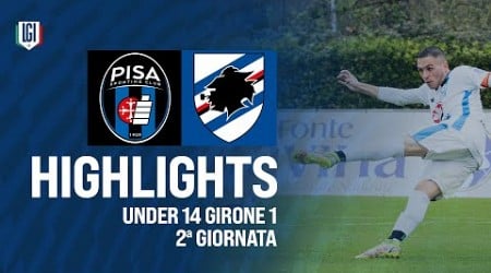 Highlights Pisa-Sampdoria U14, 2ª giornata stagione 2024-25