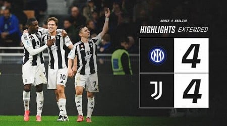 EXTENDED HIGHLIGHTS | Inter 4 - 4 Juventus | Yildiz stars in San Siro brace | Serie A