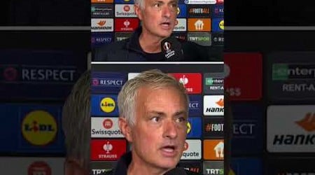 Another classic José Mourinho postgame presser 