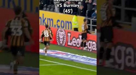 Reaction To Xavier Simon’s Goal VS Burnley #shorts #hcafc #UTT #simons #xaviersimons #hull #reaction