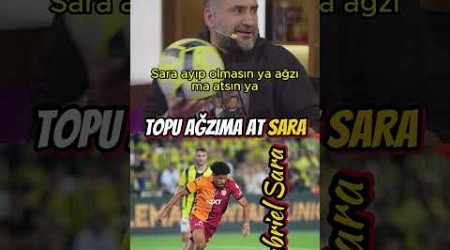 TOPU AĞZIMA AT SARA..#gabrielsara #galatasaray #okanburuk #beşiktaş #osimhen #icardi #youtubeshorts