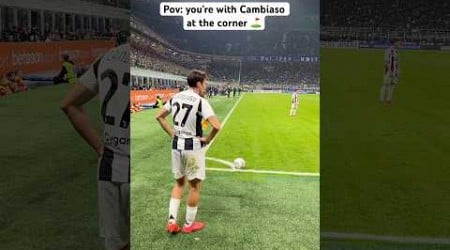 Cambiaso’s corner kick at San Siro 