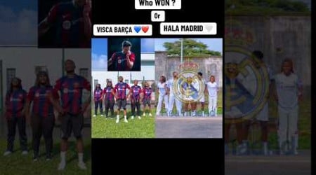 Barcelona or Réal de Madrid #danse #championsleague #barcelona #halamadrid #viscabarsa #duel #parati