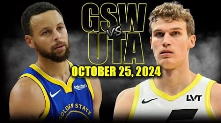 Golden State Warriors vs. Utah Jazz Full Game Highlights - October 25, 2024 | 2024-25 NBA Season