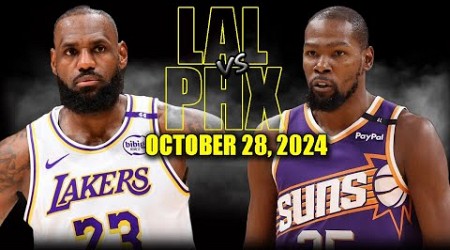 Los Angeles Lakers vs Phoenix Suns Full Game Highlights - October 28, 2024 | 2024-25 NBA Season