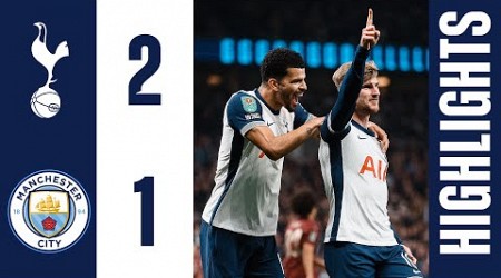 Tottenham Hotspur 2-1 Man City | Carabao Cup Highlights | Werner and Sarr send Spurs into quarters