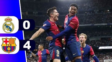 ¡GOLEADA BLAUGRANA EN EL CLÁSICO! REAL MADRID 0 BARCELONA 4 ⚽ JORNADA 11 LIGA ESPAÑA | REY DEPORTIVO