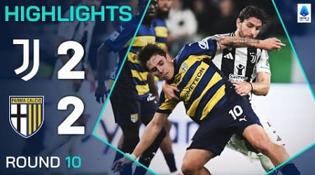 JUVENTUS-PARMA 2-2 | HIGHLIGHTS | Bianconeri pegged back in four-goal thriller | Serie A 2024/25